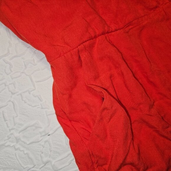 Clothing Los Angeles Red Romper size Med - Picture 3 of 4